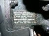 Dataplate of N-9 for RF-84F